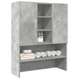 Cumpara ieftin Dulap mașină de spălat, gri beton, 70,5x25,5x90 cm