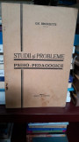 Studii si probleme psiho-pedagogice - Gh. Bronzetti