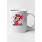 Cana alba personalizata, Nerd Chicken, INOVATIX&reg;. 330 ml, Oem