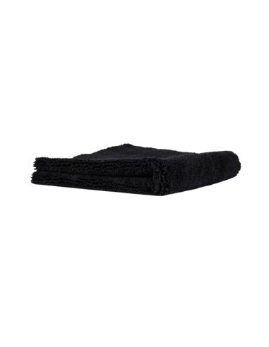Laveta microfibra profesionala neagra Ewocar, 400gsm 40x40 cm
