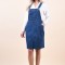 Rochie Vero Moda Ebbe Pinafore Medium Blue Denim