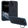 Husa Kwmobile pentru Apple iPhone 13, Albastru inchis/Transparent, Silicon, 61939.17, Plastic, Carcasa