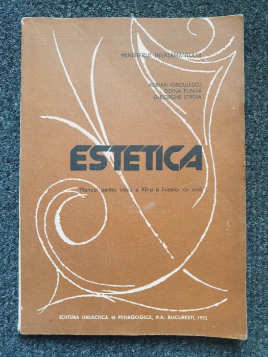 ESTETICA Manual pentru clasa a XII-a - Iorgulescu, Punga