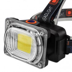 Lanterna frontala LL-6651 cu LED acumulator reincarcabil si 3 moduri de lumina