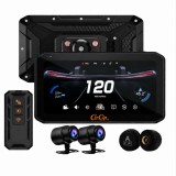 Navigatie MOTO CerCip MT9, Carplay/Android Auto, Octa-Core, GPS, IP67 Rezistenta apa, Camere 2K, Senzori presiune roti, Wifi, BSD, 6'25 inch, Touch, M