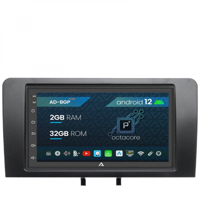 Navigatie Audi A3 S3 RS3, Android 12, P-Octacore 2GB RAM + 32 ROM, 7 Inch - AD-BGP1002+AD-BGRAU0112DIN