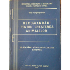 Recomandari Pentru Cresterea Animalelor - Necunoscut ,306487