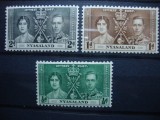 NYASALAND 1937 SERIE INCORONAREA GEORGE VI MH