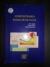 Ion Lungu, Adela Bara - Administrarea bazelor de date