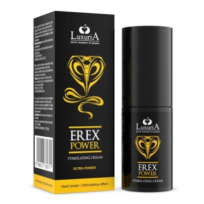 Erectii si virilitate - Luxuria Erex Power 30 ml Crema cu Efect Stimulator Extra Putere Tare pentru Mai Mult Timp foto
