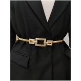 Cumpara ieftin Curea elastica metalica aurie - 033607