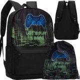 Ghiozdan scolar gamer 22L cu sac pentru &icirc;ncaltaminte, Kruzzel