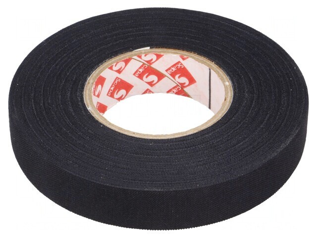 Bandă Textilă 15mm x 25m Neagră
