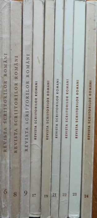 Revista Scriitorilor Romani, Munchen, 9 numere: 6, 8, 9, 17, 19, 21, 22, 23, 24, 1967 - 1987, revista a diasporei, Mircea Eliade, Stefan Baciu