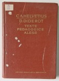 TEXTE PEDAGOGICE ALESE-C. A. HELVETIUS, D. DIDEROT 1964