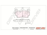 Dr!ve+ DP1010.10.0912 set placute frana,frana disc