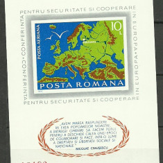 1975 - Conferinta pentru securitate, colita nedantelata neuzata