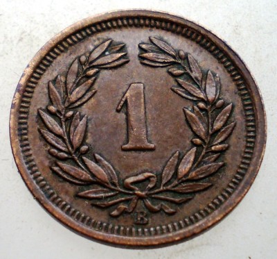7.308 ELVETIA 1 RAPPEN 1934 B foto