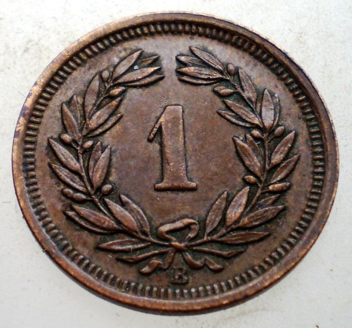 7.308 ELVETIA 1 RAPPEN 1934 B