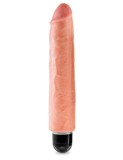 Vibrator Realistic King Cock Stiffy, Natural, 25 cm