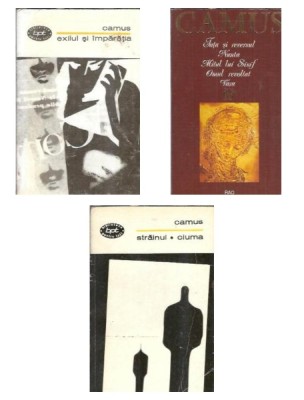 Pachet 3 carti Albert Camus E foto