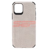 Husa Crocodile Piele TPU Gri pentru iPhone 11 Pro - Protectie Premium