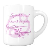 Cana alba personalizata &quot;Legendele sunt nascute in zodia Rac&quot;, INOVATIX&reg;. 330ml, Oem