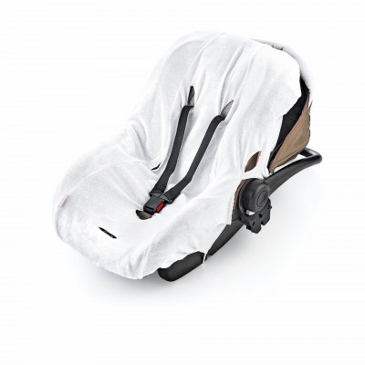 Husa universala pentru scaun auto BabyJem (Culoare: Alb) foto
