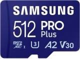 SAMSUNG PRO Plus 512GB microSD UHS-I U3 Full HD 4K UHD 180MB/s Read 130MB/s Write Memory Card Incl. SD-Adapter 2023 &quot;MB-MD512SA/EU&quot; (timbru verde 0.03