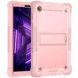 Husa pentru Lenovo Tab M10 PLUS FHD (TB-X606F) + Folie - Techsuit Rugged TabShell - Rose Gold