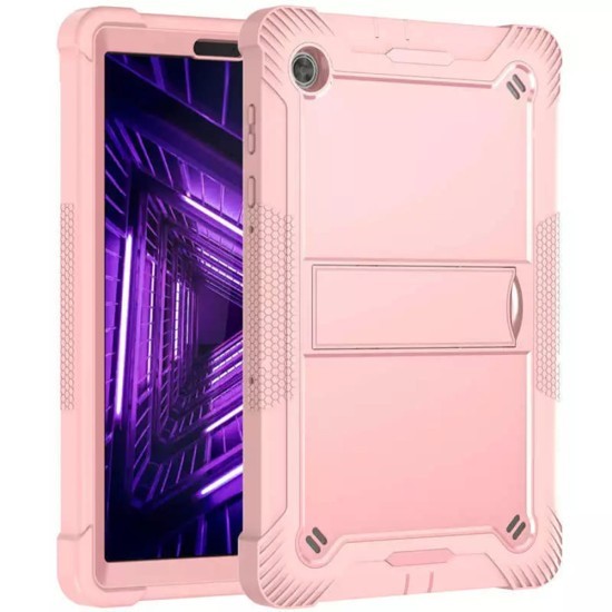 Husa pentru Lenovo Tab M10 PLUS FHD (TB-X606F) + Folie - Techsuit Rugged TabShell - Rose Gold