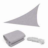 Rana Sun sail triunghiular 4x4x4 m gri