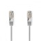 Cablu de retea SFTP Cat6a 1m gri RJ45 tata - RJ45 tata dublu ecranat Nedis
