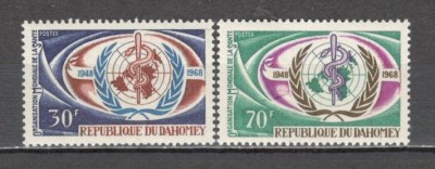 Dahomey.1968 20 ani OMS MD.56 foto