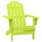 vidaXL Scaun de grădină Adirondack, verde, lemn masiv de brad 315876
