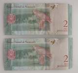 Venezuela - 2 Bolivares - Serii consecutive 2018