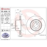 Set disc frana Land Rover Discovery 2 (L318) 10.98-08.04, Fata, 297X25mm, ventilat, BREMBO