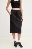 Puma fusta culoarea negru, midi, drept, 685059