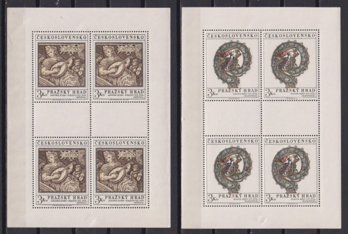 CEHOSLOVACIA ARTA 1971 MI. KB. 2002-2003 MNH