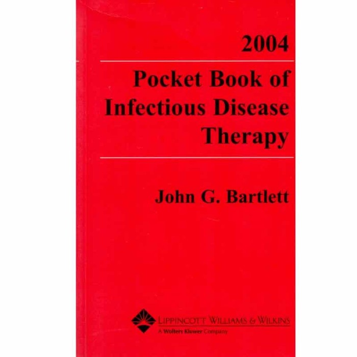 John G. Bartlett - Pocket book of infectious disease therapy - 132834