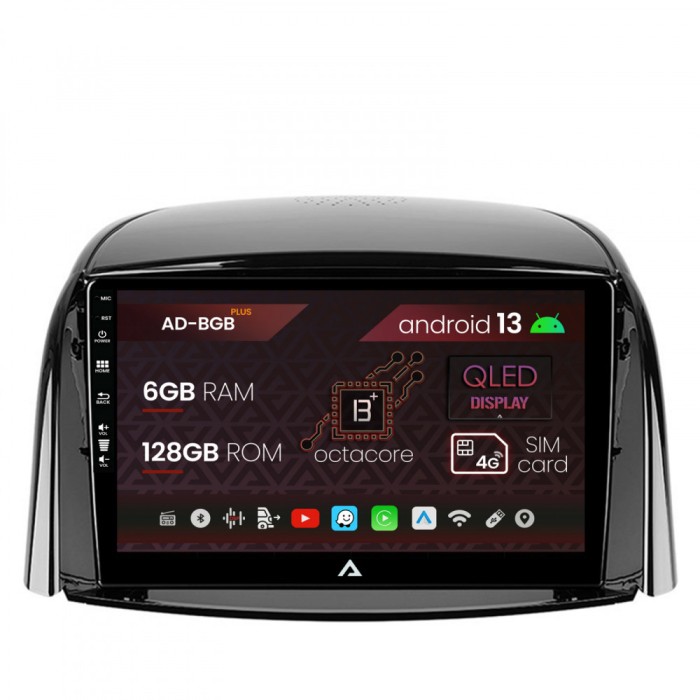 Navigatie Renault Koleos (2009-2016), Android 13, B-Octacore 6GB RAM + 128GB ROM, 9 Inch - AD-BGB9006+AD-BGRKIT365
