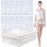 Set 50 folii impachetari corporale pentru termocuverta de tip sauna, Linomag&reg;, Transparent, 100cm X 200cm
