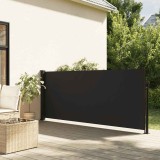 vidaXL Copertina laterală retractabilă, negru, 120x500 cm 4004399