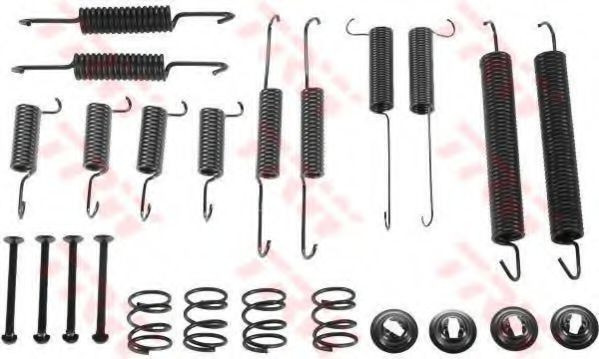 Set accesorii, sabot de frana MERCEDES SPRINTER 3,5-t caroserie (906) (2006 - 2016) TRW SFK237