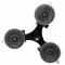 Suport 3 ventuze S cu montura compatibila GoPro, SJCAM GP312S