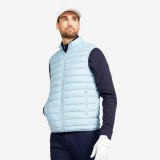 Vestă cu umplutură din puf Golf MW500 albastru denim Bărbați