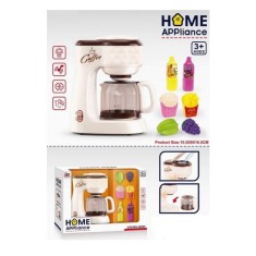 Jucarie aparat de cafea cu accesorii si functie curgere apa