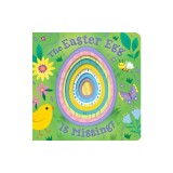 The Easter Egg Is Missing! (Board Book with Cut-Out Reveals)