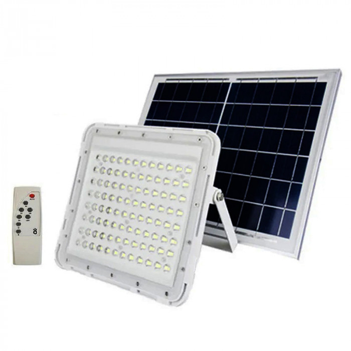 Proiector LED cu panou solar ZS56005, telecomanda, 180W
