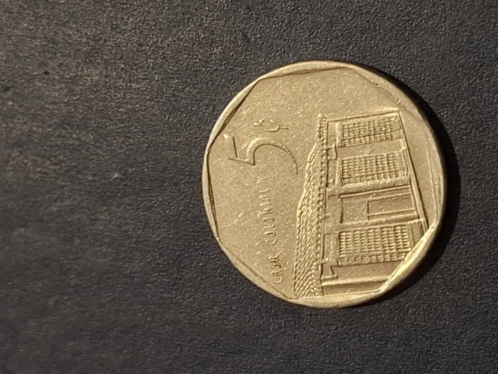 5 centavos 1996 cuba